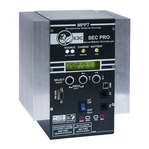 Солнечный контроллер МикроАрт КЭС PRO MPPT 200/60
