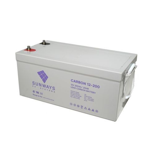 Аккумуляторная батарея SUNWAYS CARBON 12-200