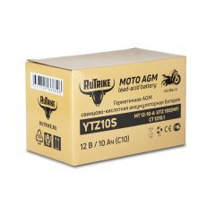 Аккумулятор стартерный для мототехники Rutrike YTZ10S (12V/10Ah) (UTZ10S, CT 1210.1, MT 12-10-A)