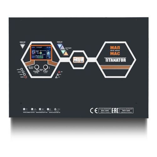 Инвертор МАП SIN Энергия TITANATOR 12В 3.5кВт
