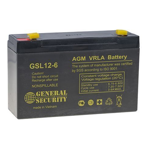 Аккумулятор General Security GSL 12-6