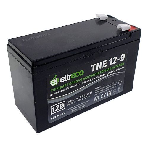 Тяговый аккумулятор Eltreco TNE12-9 (12V9A/H C20)