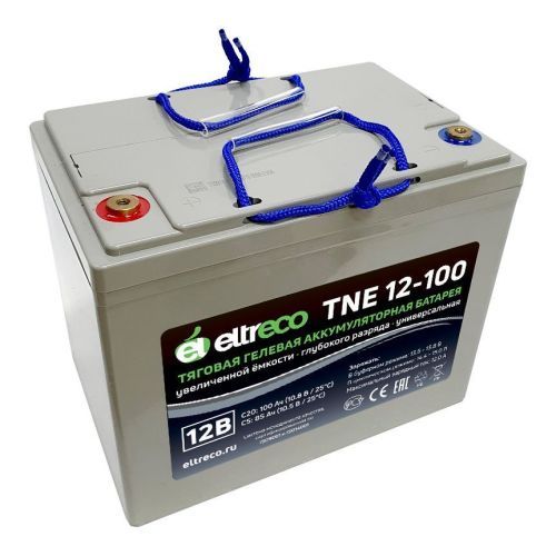 Тяговый аккумулятор Eltreco TNE12-100 (12V80A/H C3)