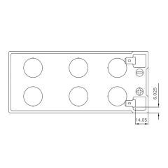 Аккумулятор CSB XTV 1285 F2-WT
