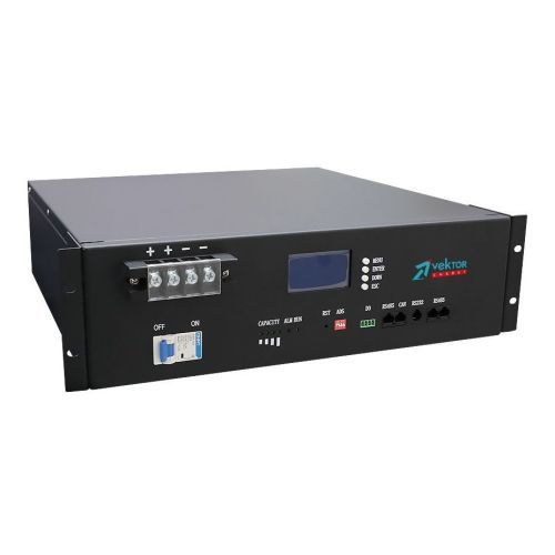 Литиевый аккумулятор VEKTOR LFP 51.2-100M 3U